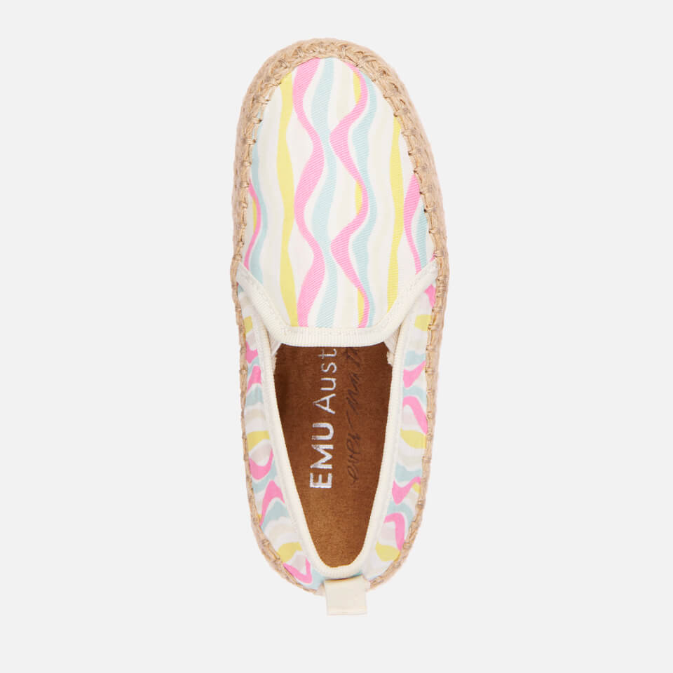 EMU Australia Toddlers' Gum Magic Print Slip-on Espadrilles - Pastel Multi