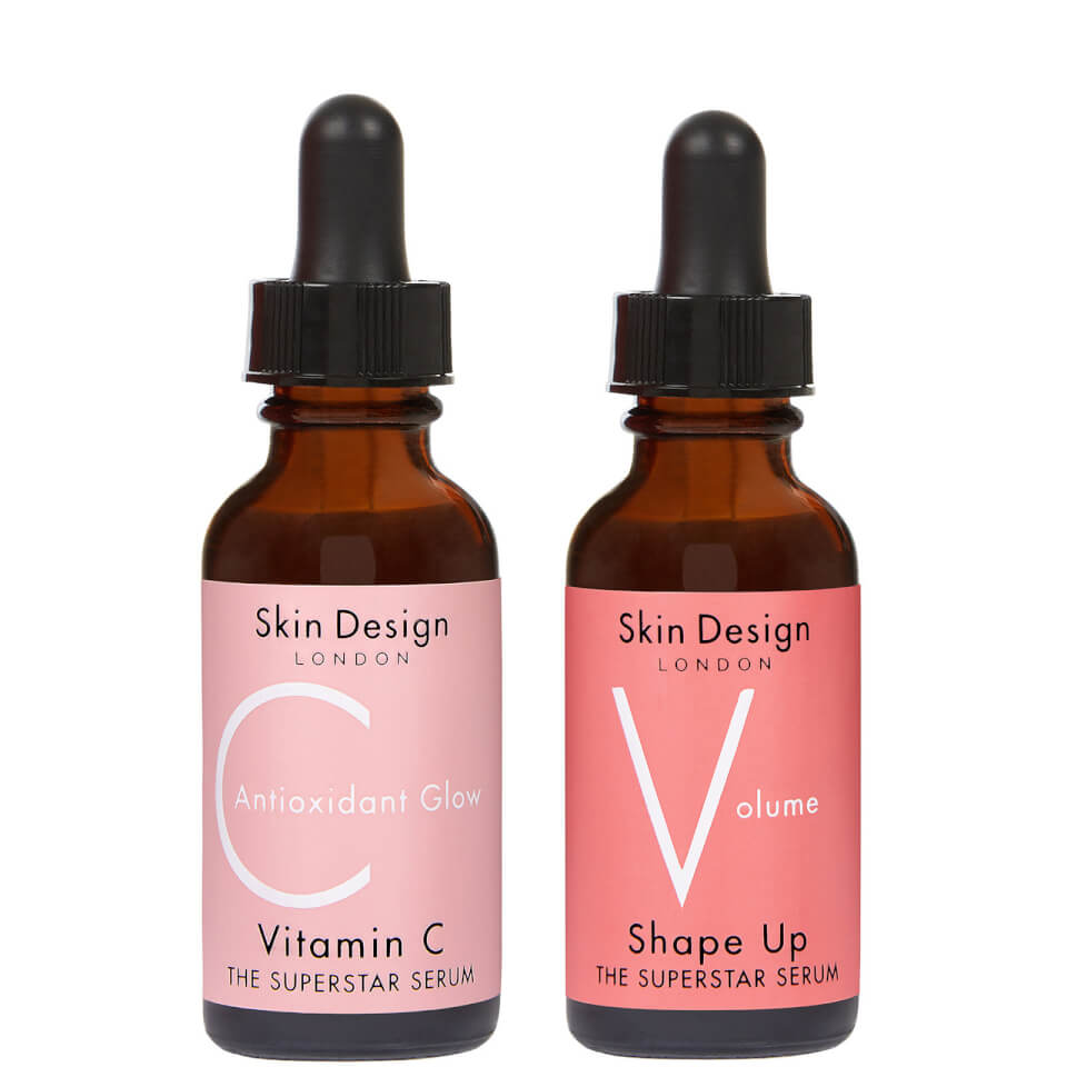 Skin Design London C Antioxidant Glow and Volume - Shape Up Duo