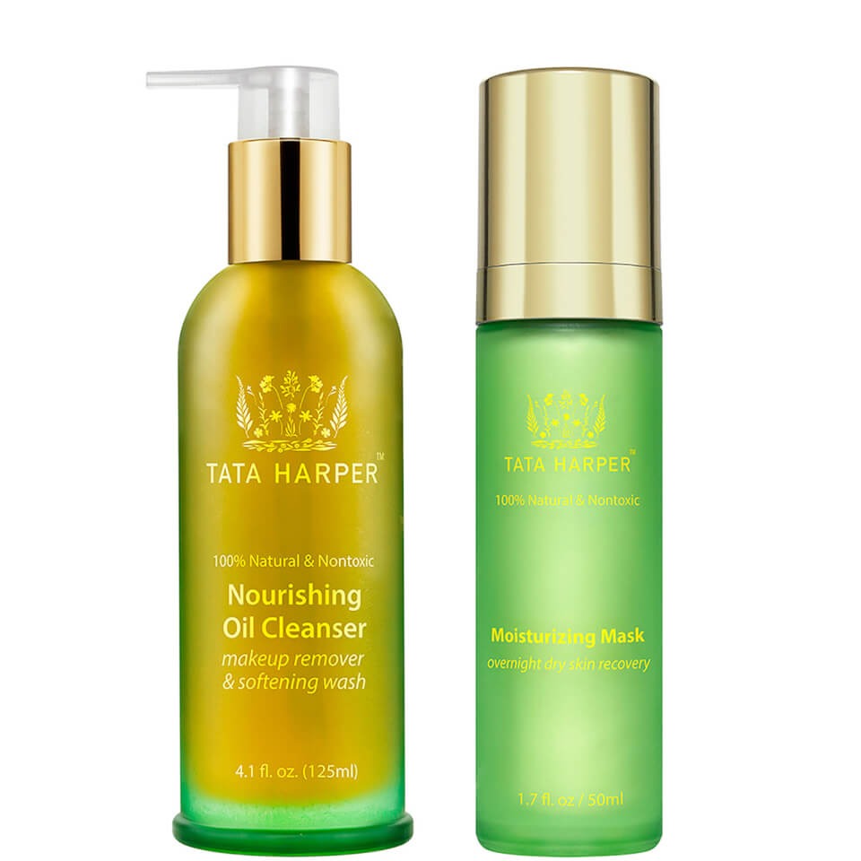 Tata Harper Nourishing Oil Cleanser and Moisturising Mask Duo (35% Saving)