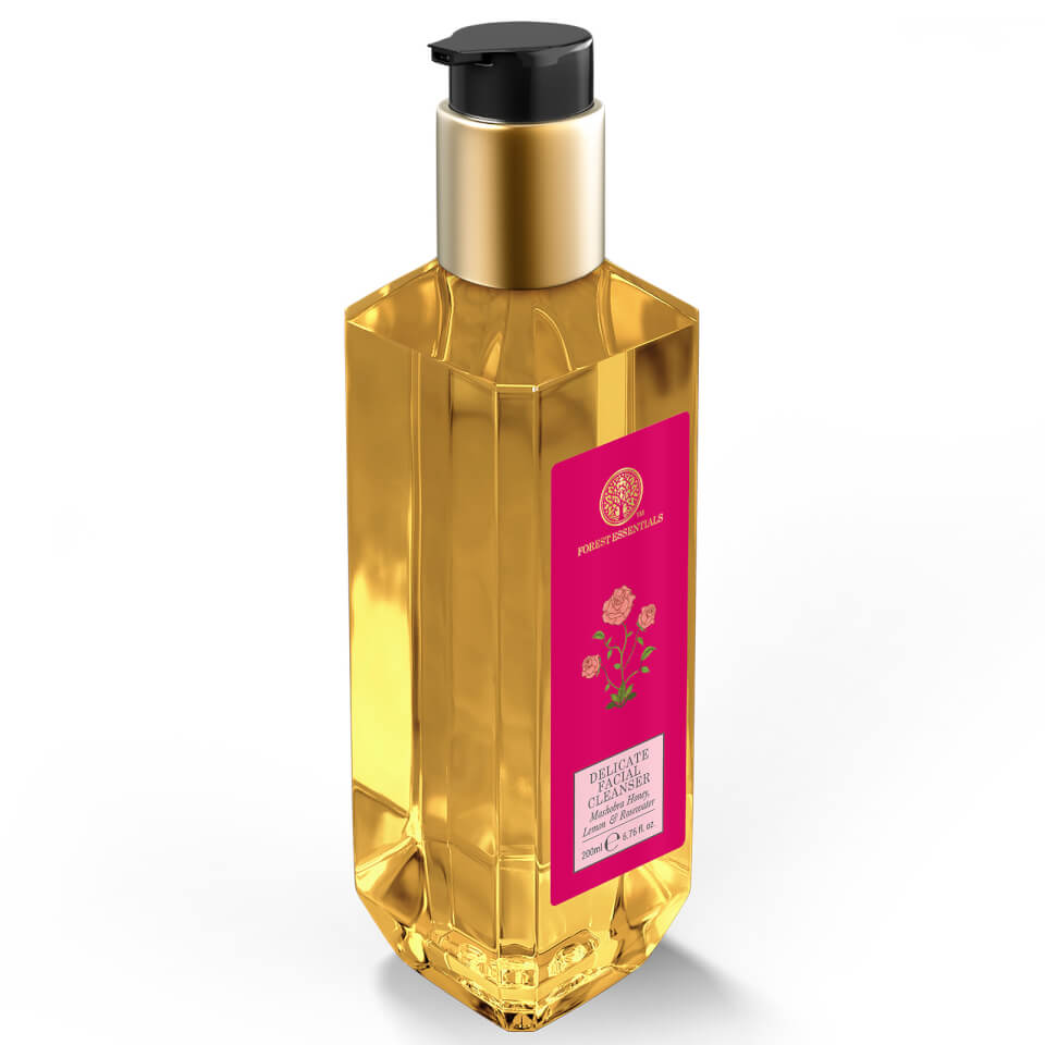 Forest Essentials Delicate Facial Cleanser Mashobra Honey Lemon and Rosewater - 200ml