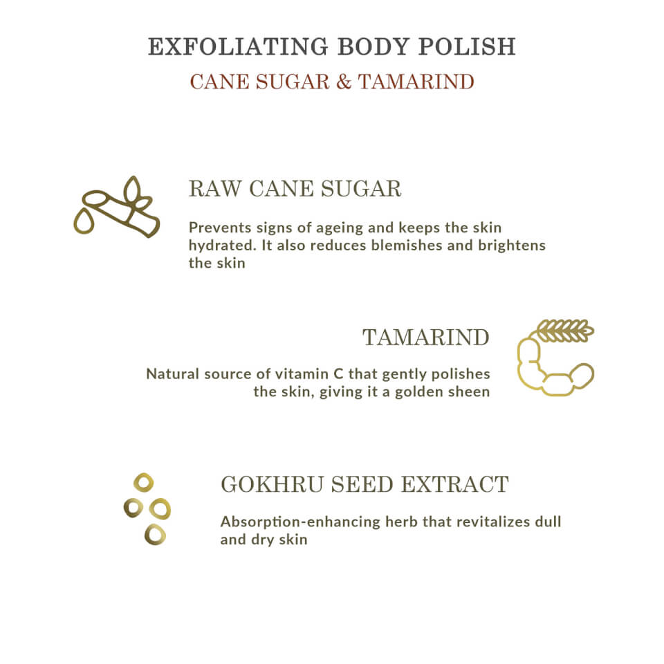 Forest Essentials Exfoliating Body Polish - Cane Sugar and Tamarind 200g