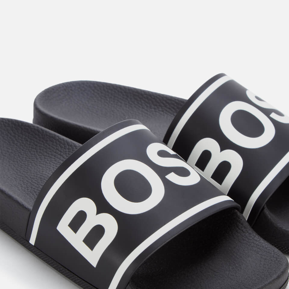 BOSS Men's Bay Slide Sandals - Black