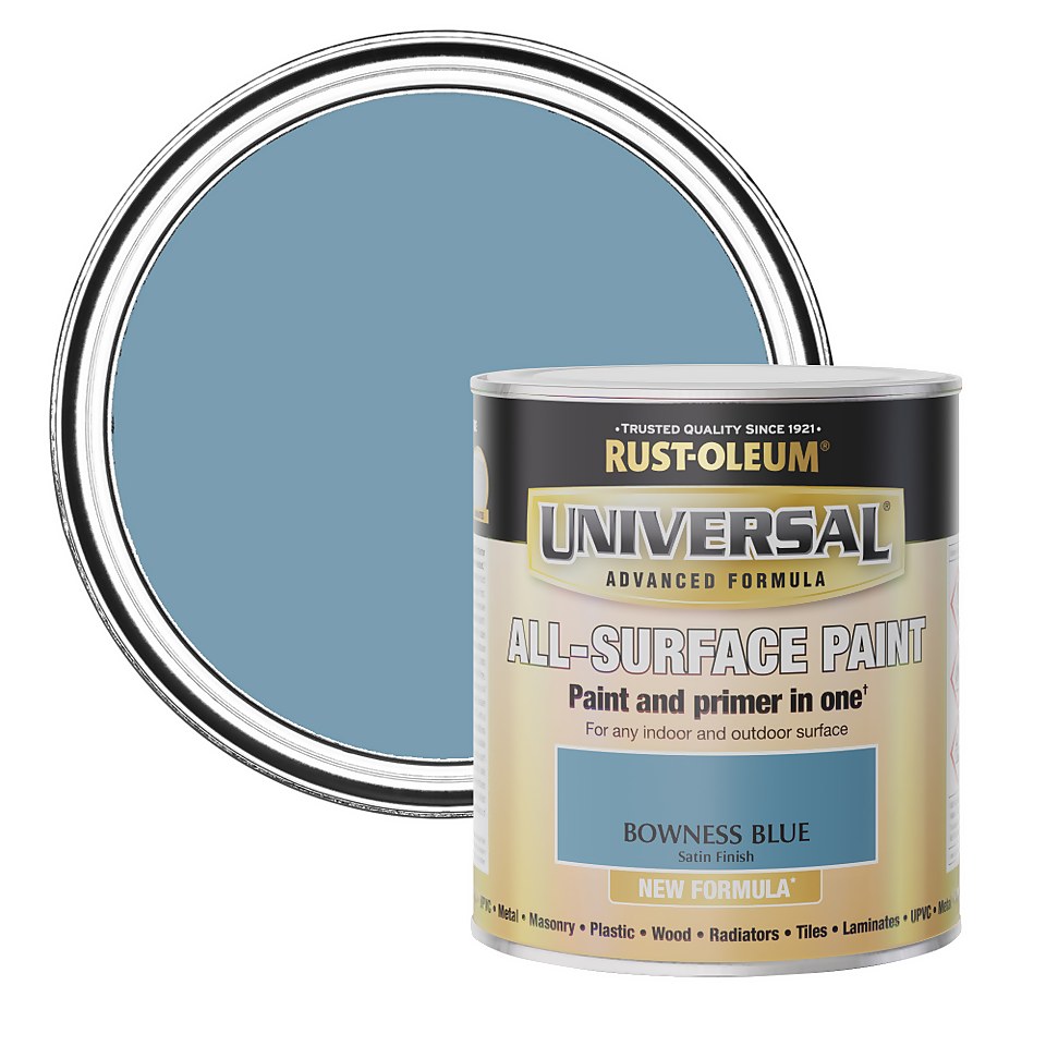 Rust-Oleum Universal Satin Paint Bowness Blue - 750ml