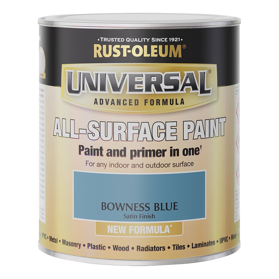 Rust-Oleum Universal Satin Paint Bowness Blue - 750ml