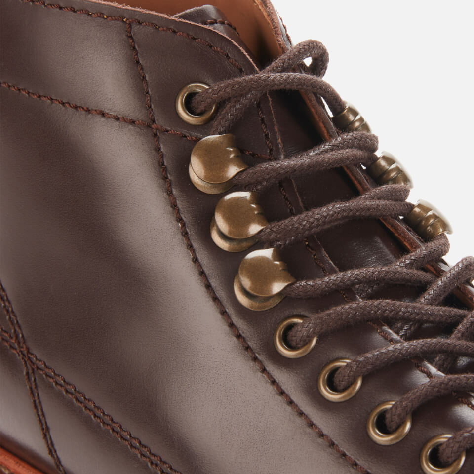 Grenson Women s Annie Leather Monkey Boots Brown Colorado Allsole