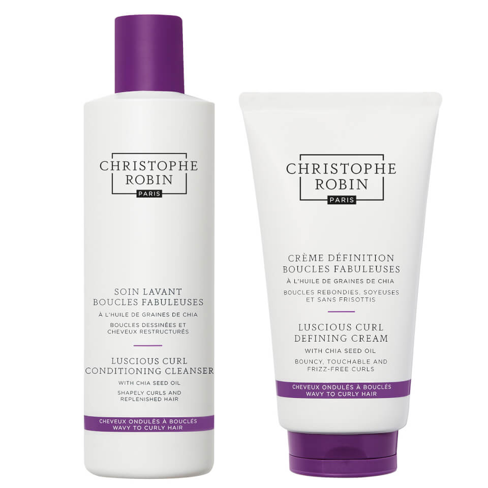 Christophe Robin Luscious Curl Regimen for Wavy to Curly Hair