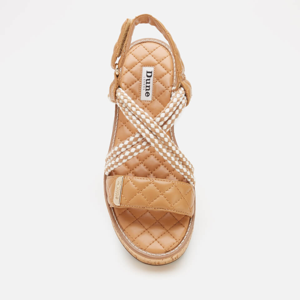 Dune Women's Latina Leather Sandals - Camel