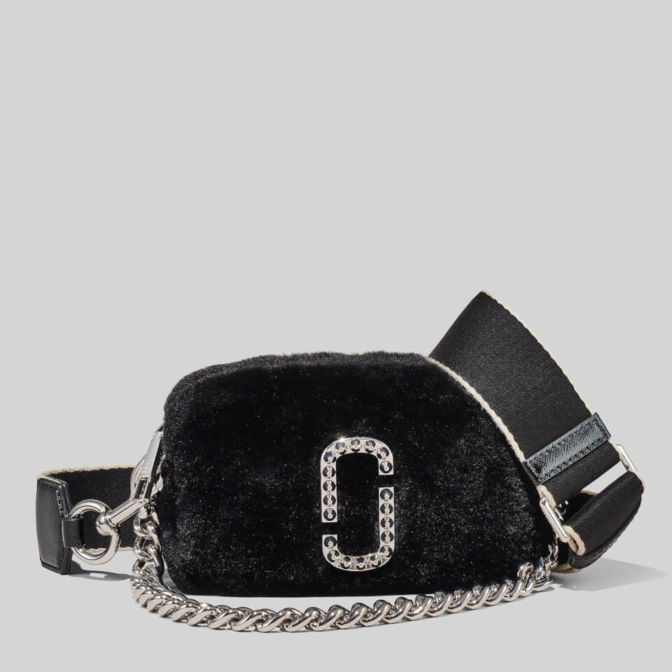 Marc Jacobs Black The Plush Snapshot Stud Crossbody Bag, Best Price and  Reviews