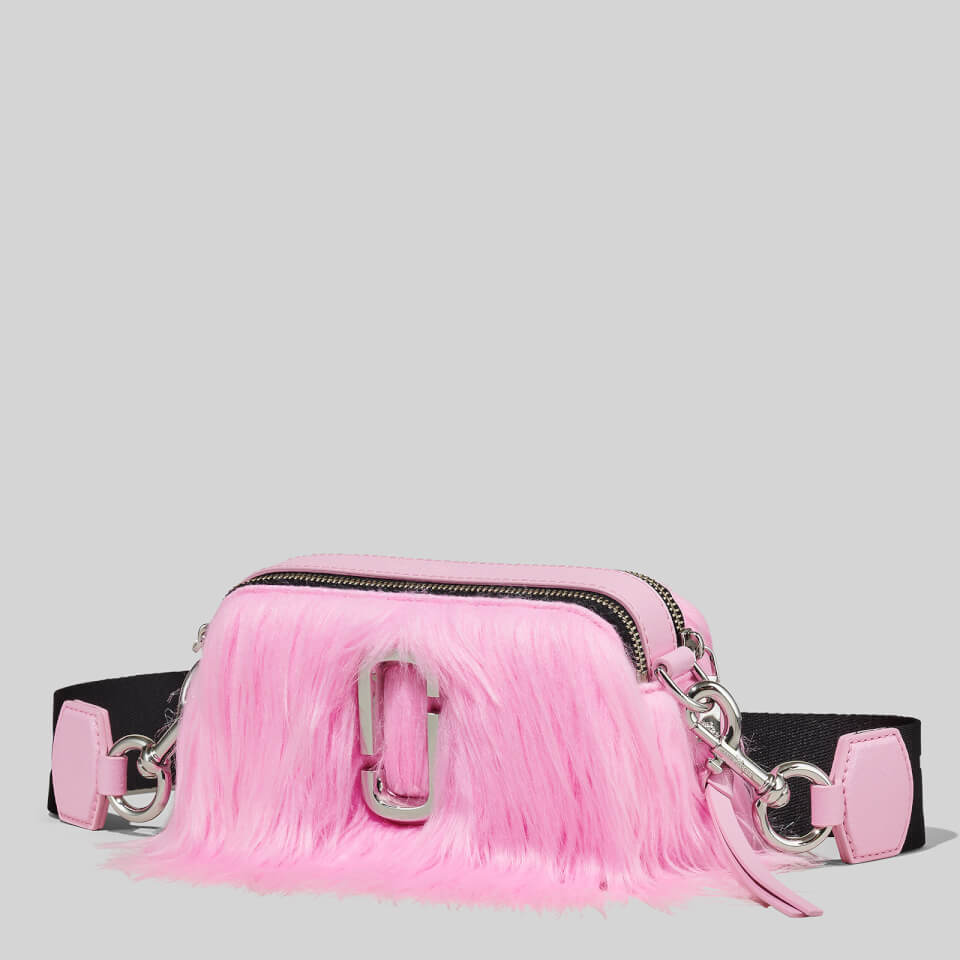 Marc Jacobs Snapshot Faux Fur Camera Bag in Pink