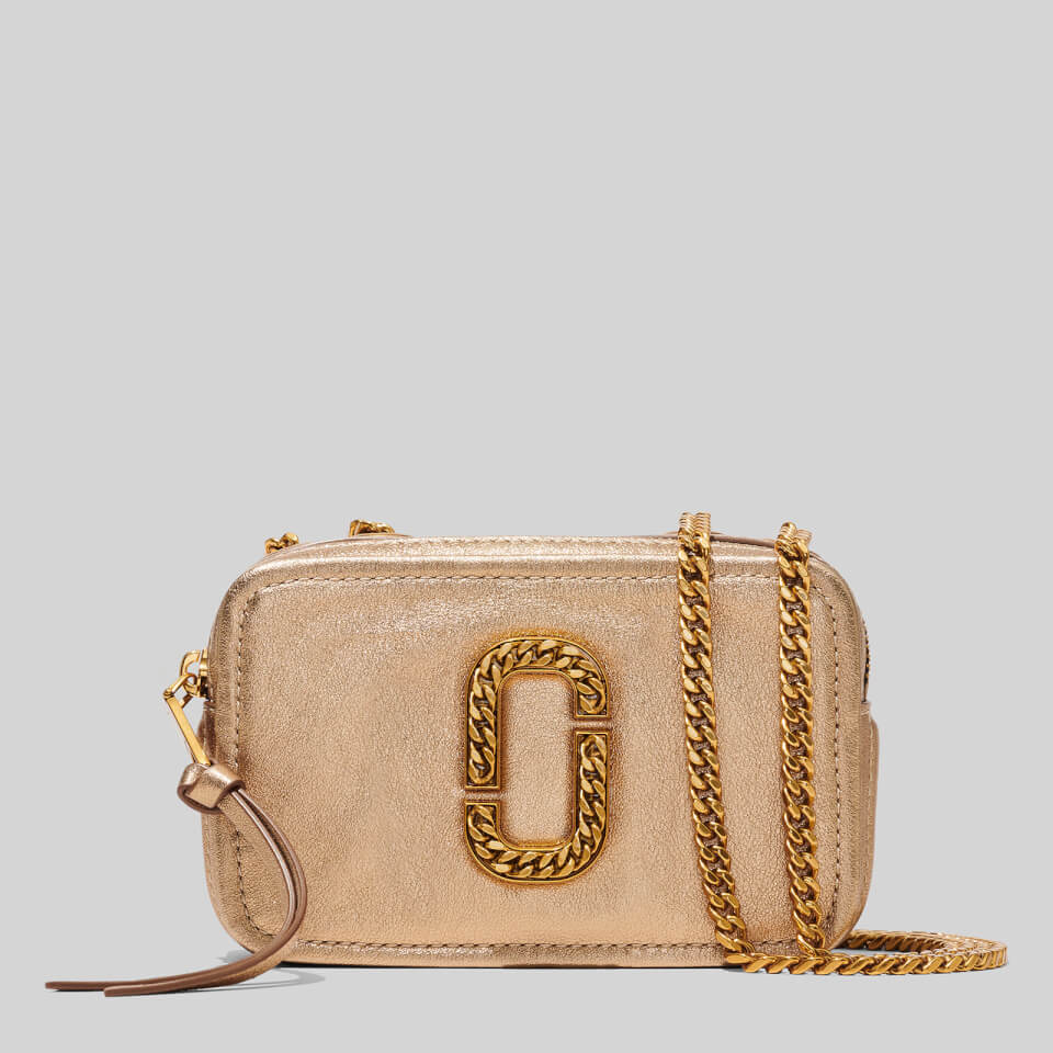 Marc Jacobs Women s The Glam Shot Metallic Light Gold