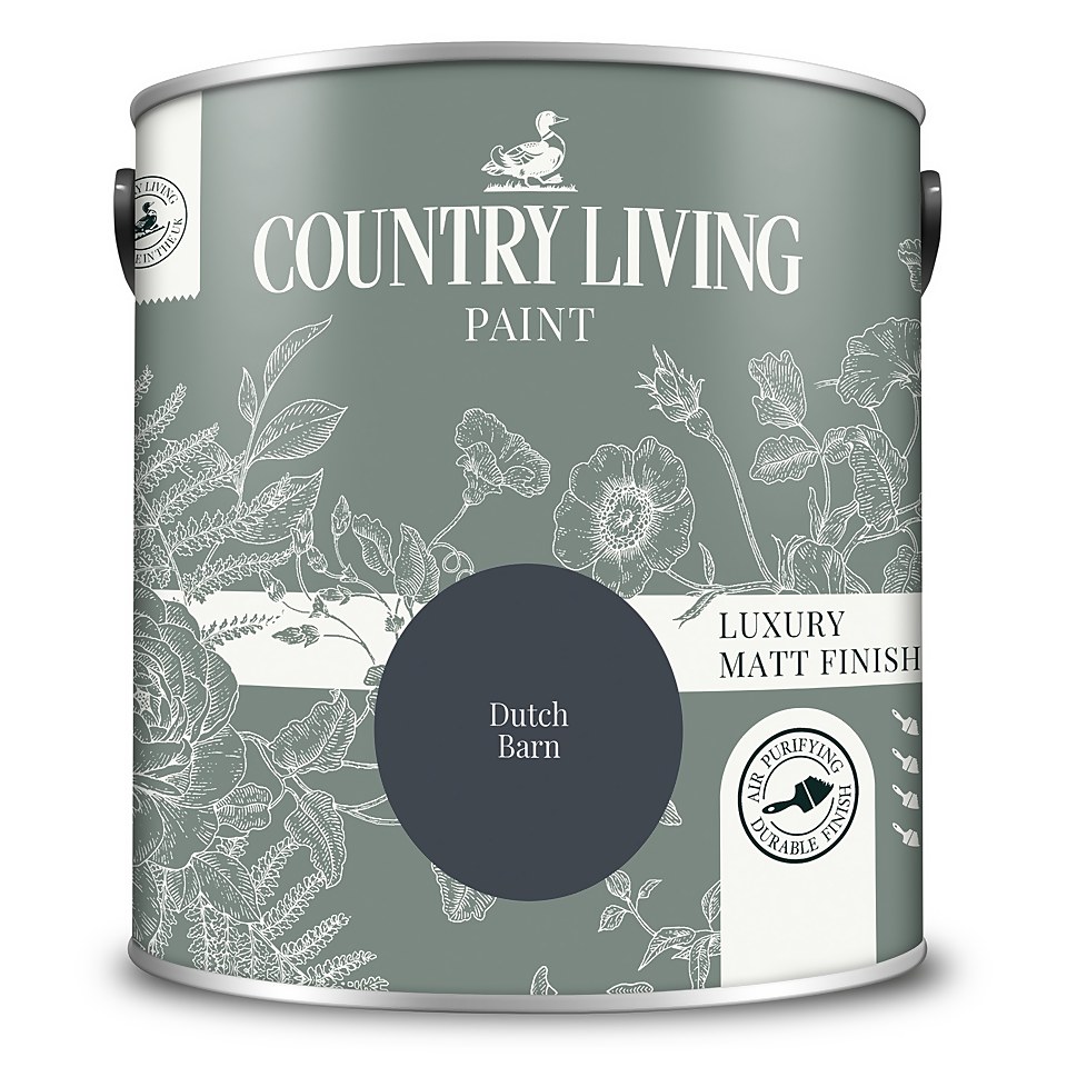 Country Living Matt Emulsion Multi-Surface Paint Dutch Barn -  2.5L