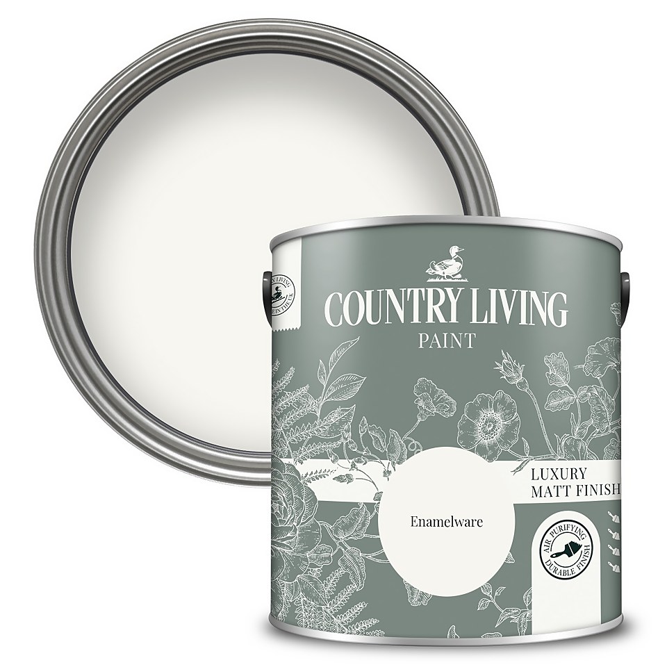 Country Living Matt Emulsion Multi-Surface Paint Enamelware - 2.5L