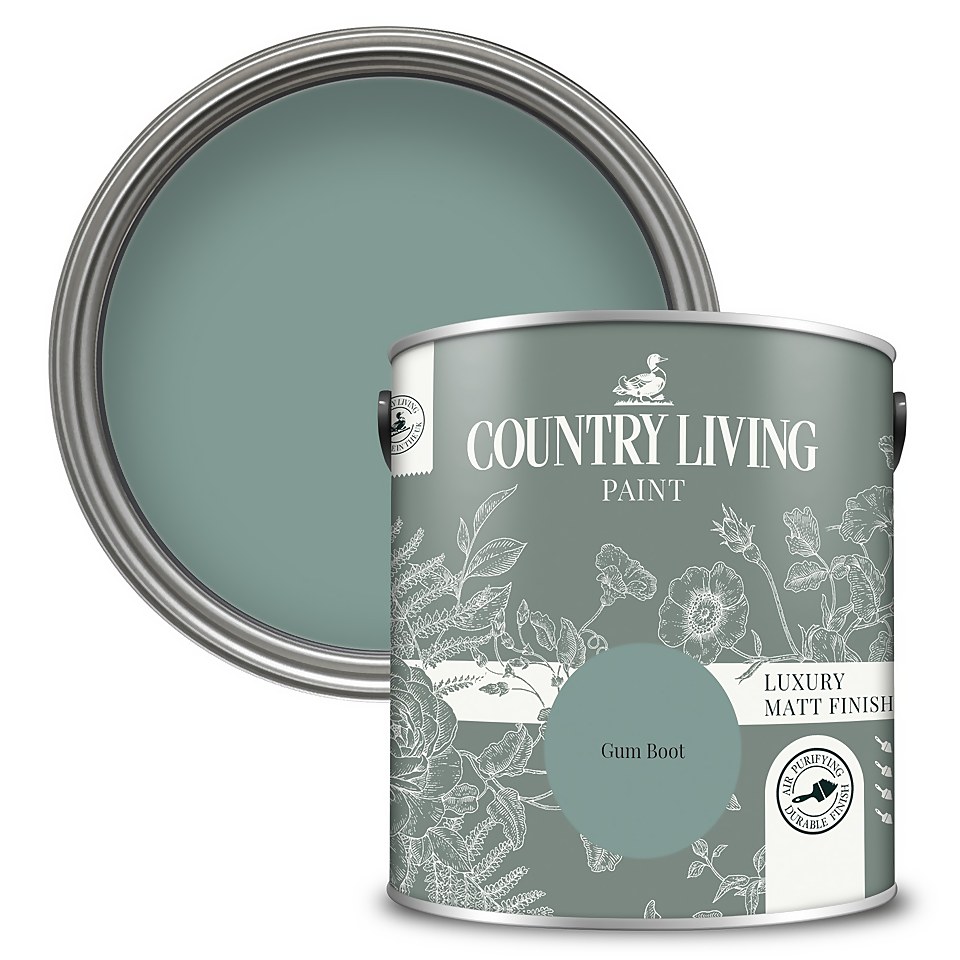 Country Living Matt Emulsion Multi-Surface Paint Gum Boot - 2.5L