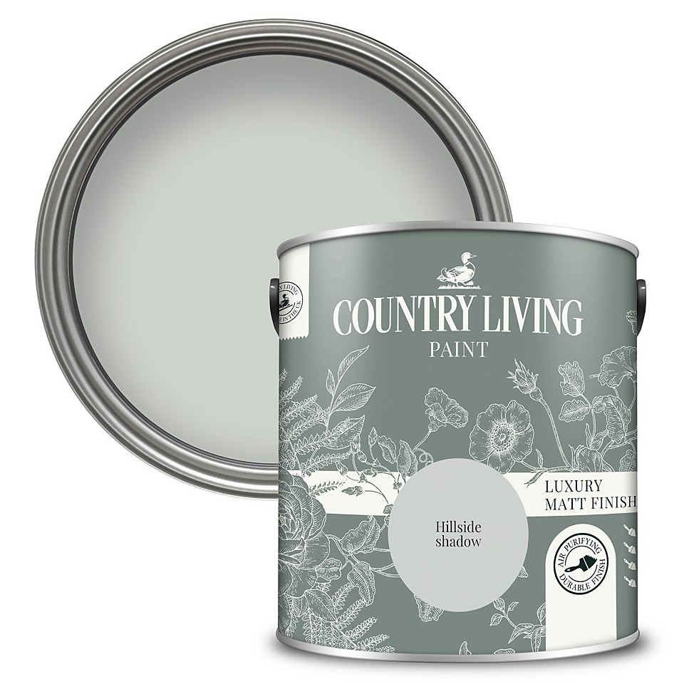 Country Living Matt Emulsion Multi-Surface Paint Hillside Shadow -  2.5L