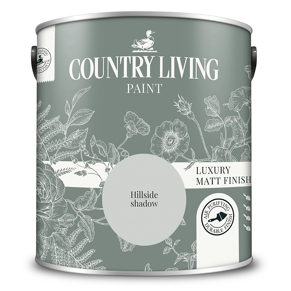 Country Living Matt Emulsion Multi-Surface Paint Hillside Shadow -  2.5L