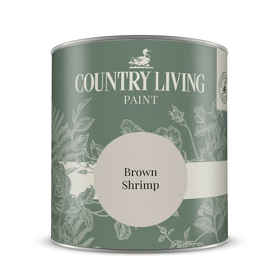 Country Living Matt Emulsion Multi-Surface Paint Brown Shrimp - Tester 125ml