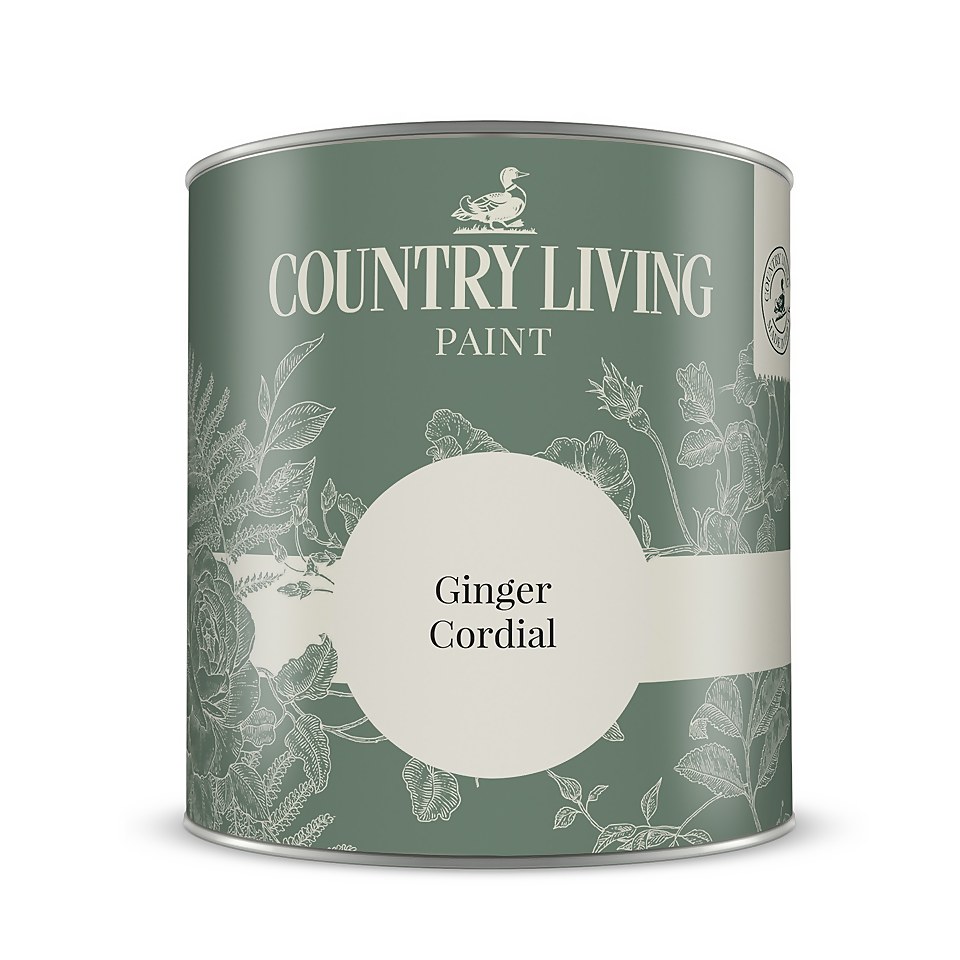 Country Living Matt Emulsion Multi-Surface Paint Ginger Cordial - Tester 125ml