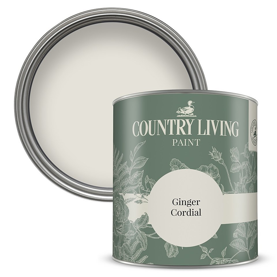 Country Living Matt Emulsion Multi-Surface Paint Ginger Cordial - Tester 125ml