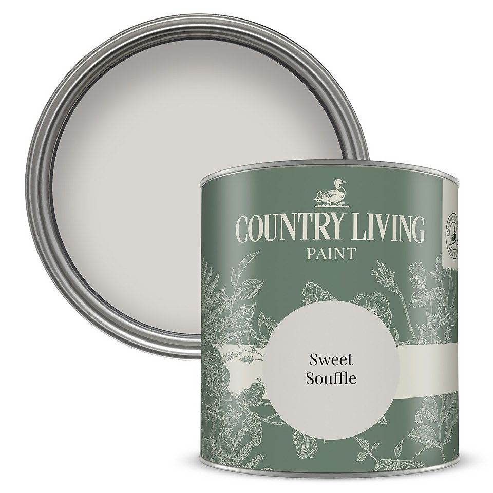 Country Living Matt Emulsion Multi-Surface Paint Sweet Souffle - Tester 125ml