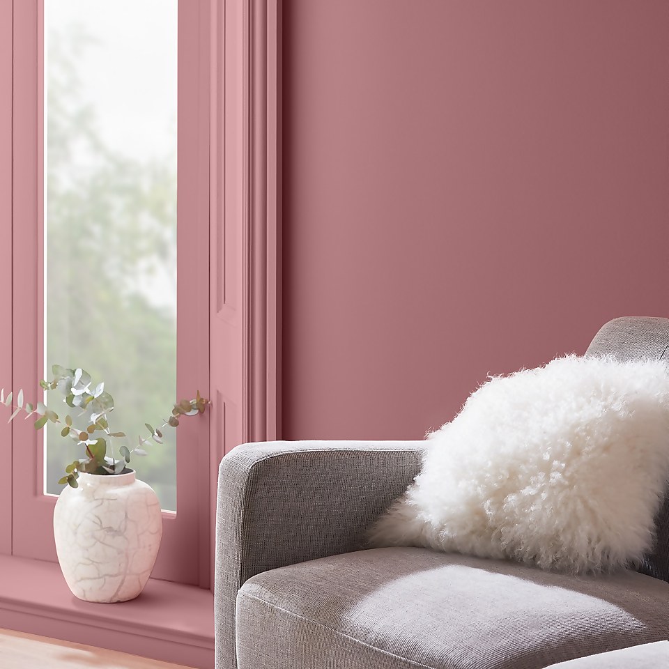 House Beautiful Durable Matt Emulsion Multi-Surface Paint Think Pink TP.24 - 2.5L