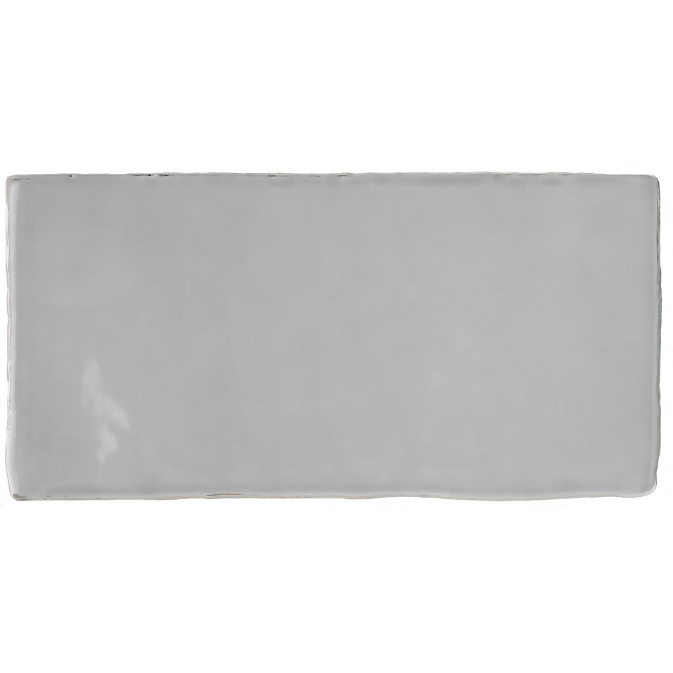 Country Living Artisan Whisper Grey Ceramic Wall Tile 150x75mm (Sample Only)