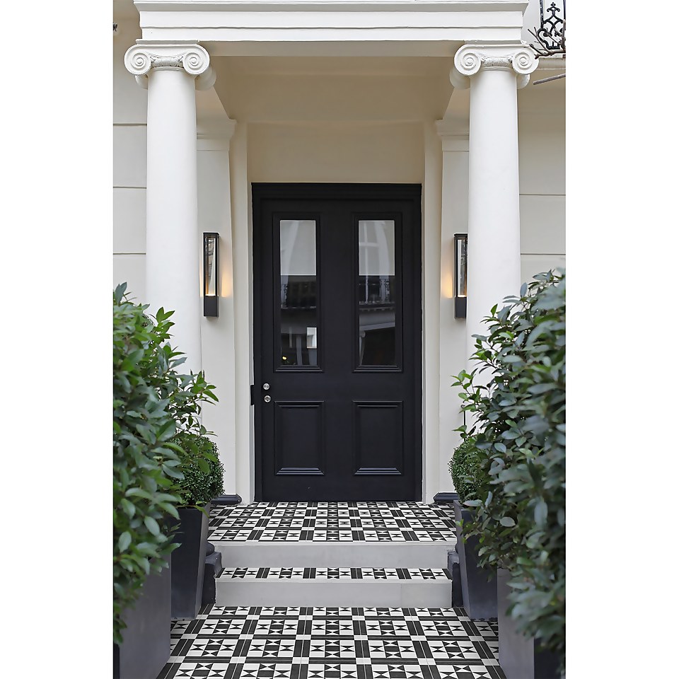 House Beautiful Half & Half Boho Porcelain Floor & Wall Tile 450x450mm (Sample Only)