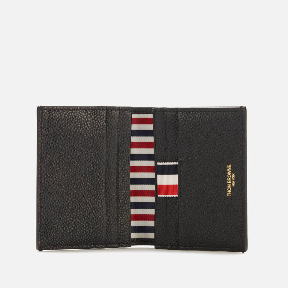 Thom Browne Men's Double Card Holder - Black