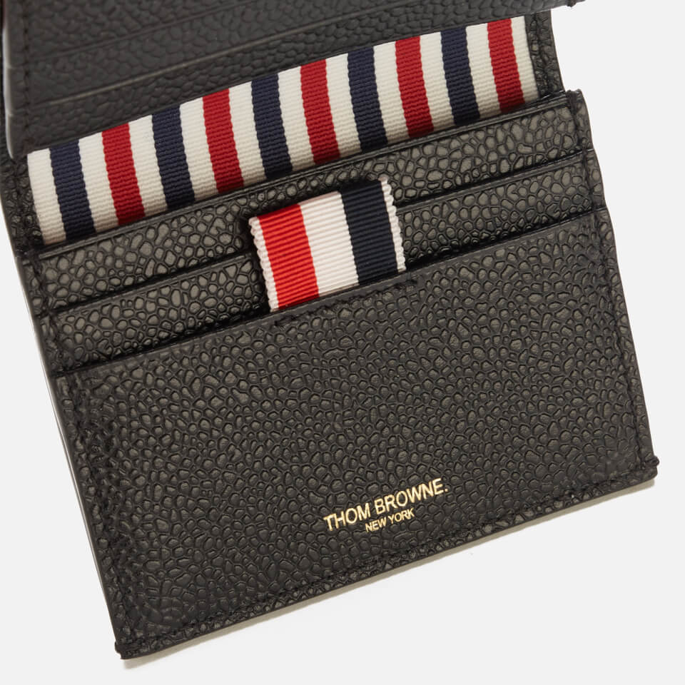 Thom Browne Men's Double Card Holder - Black
