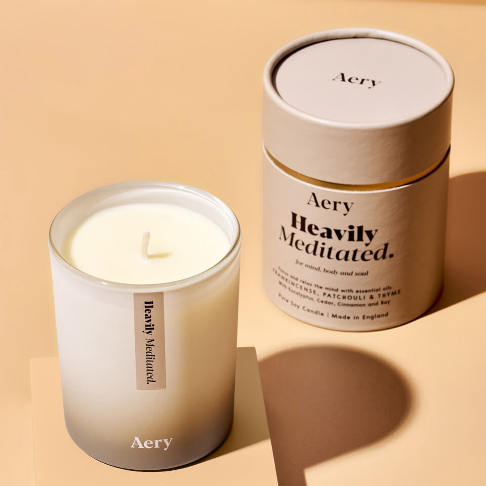 Aery Aromatherapy Candle - Heavily Meditated