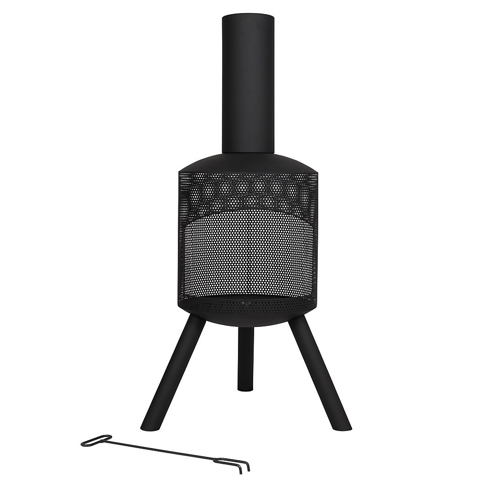 Santana Perforated Fireplace | Homebase