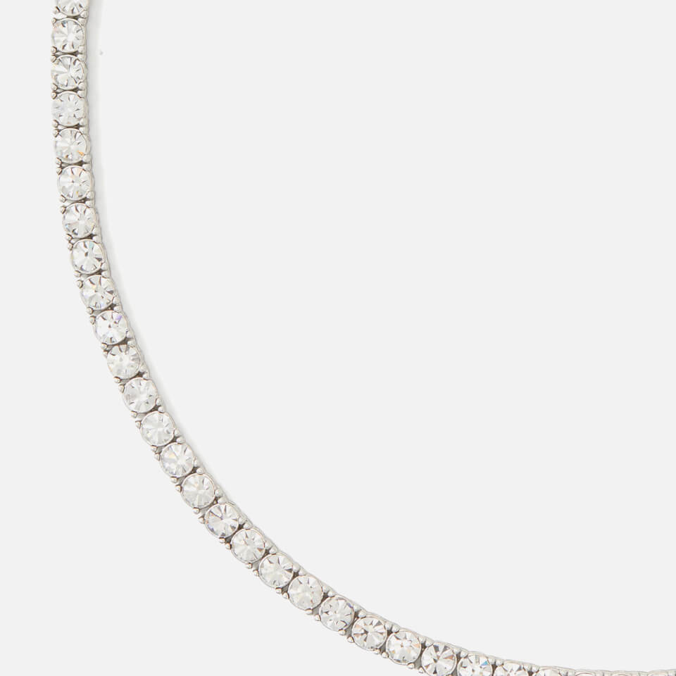 Kate Spade New York Women's Tennis Necklace - Clear/Silver
