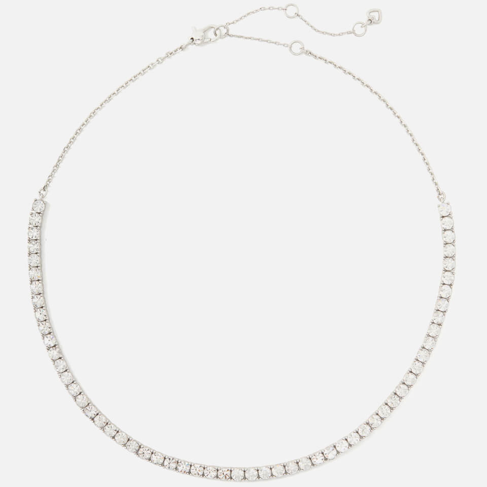 Kate Spade New York Women's Tennis Necklace - Clear/Silver