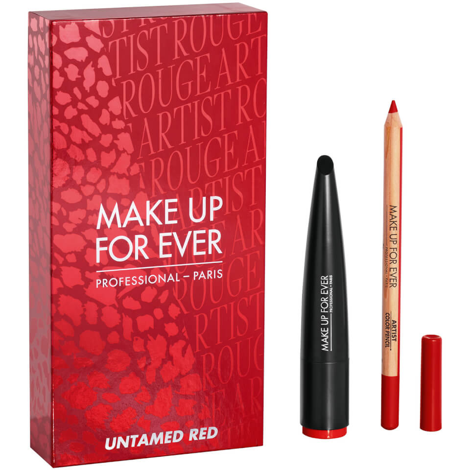 Make Up For Ever Untamed Red - Limited Edition Set