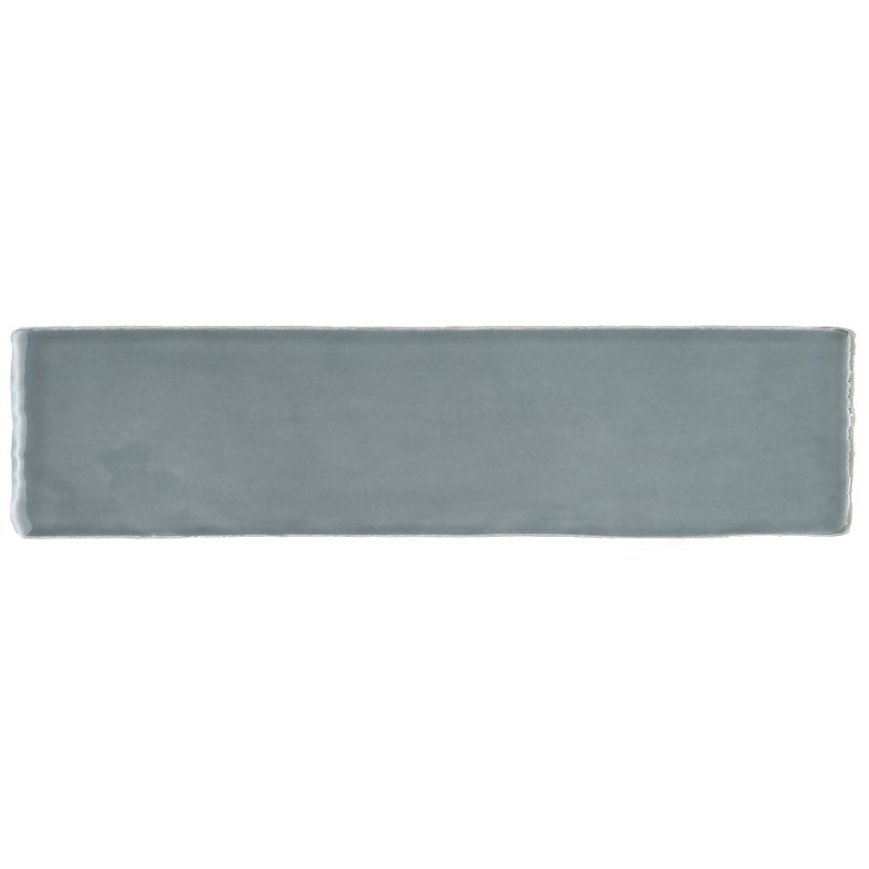 Country Living Artisan Stone Blue Ceramic Wall Tile 75 x 300mm - 0.5 sqm Pack