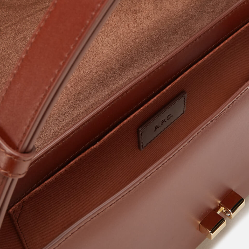 A.P.C. Grace Leather Baguette Bag