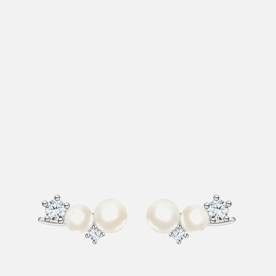 THOMAS SABO Women's Pearl Climbers - Silver