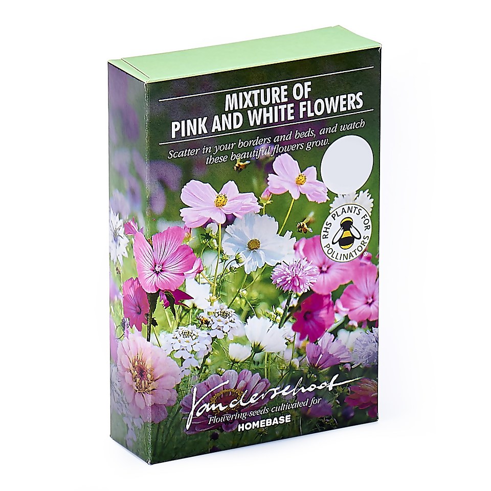 Seed Mixture of Pink and White flowers