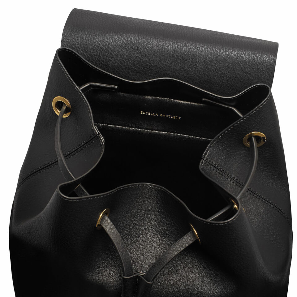 Estella Bartlett Women's The Mini Copperfield Drawstring Backpack - Black