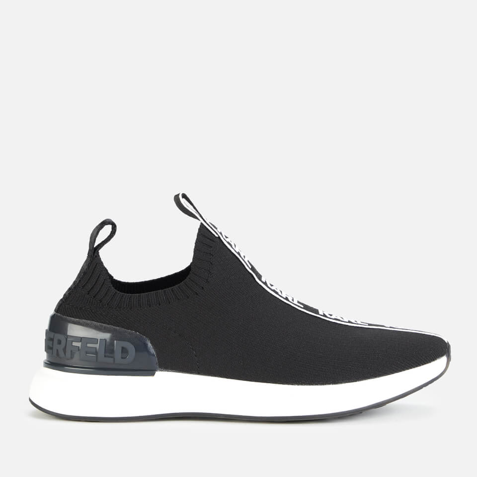 KARL LAGERFELD Women s Finesse Knitted Sock Trainers Black