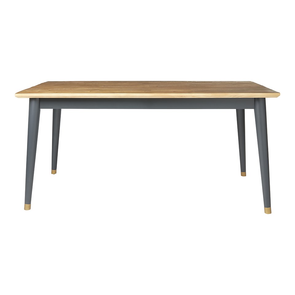 Franklin Dining Table and 2 Benches Homebase