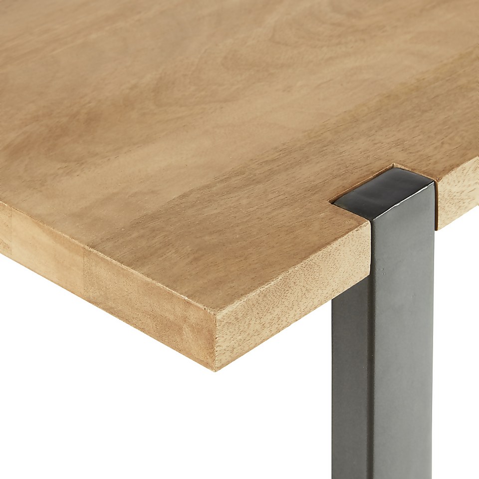 Dining Table and 2 Benches Homebase