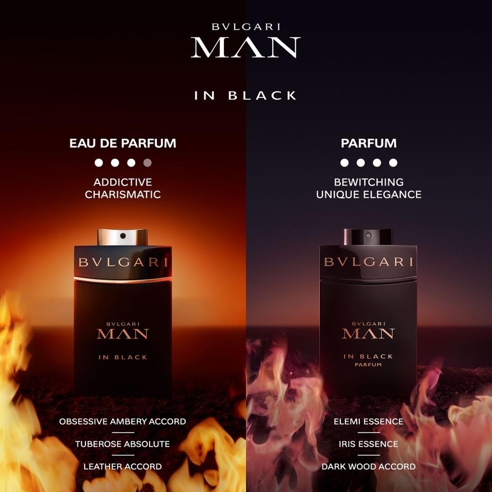 Bvlgari Man In Black 100ml Aftershave | Man In Black Eau De Parfum