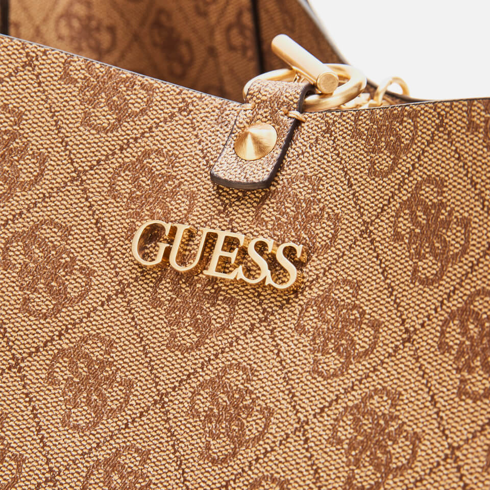 Guess Women's Alby Toggle Tote Bag - Latte Logo