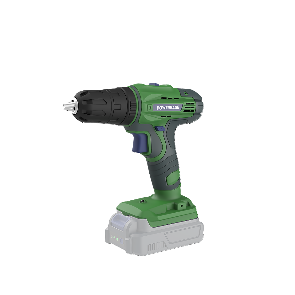 Powerbase 20v Li-ion Cordless Hammer Drill (battery not included)