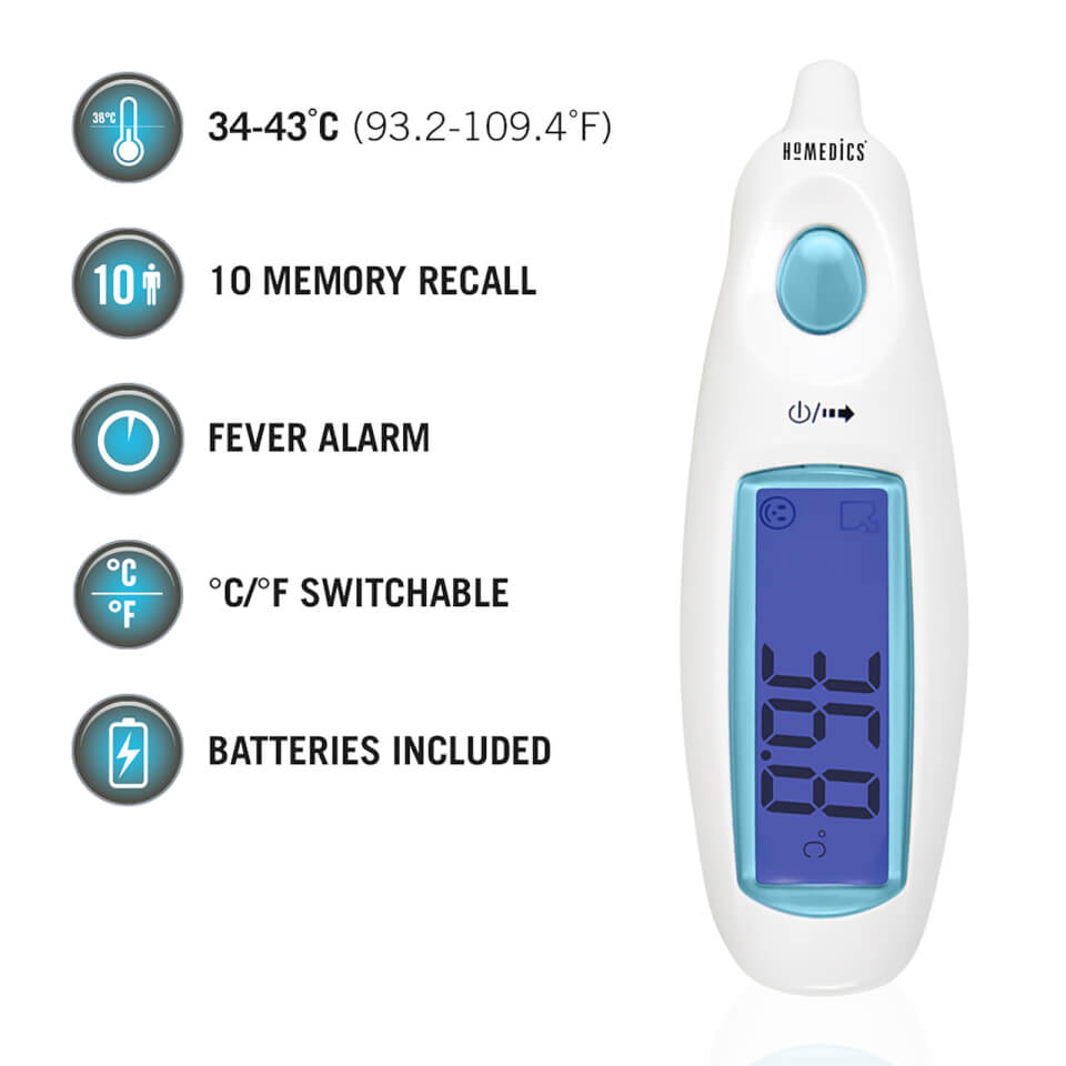 HoMedics Jumbo Display Ear Thermometer