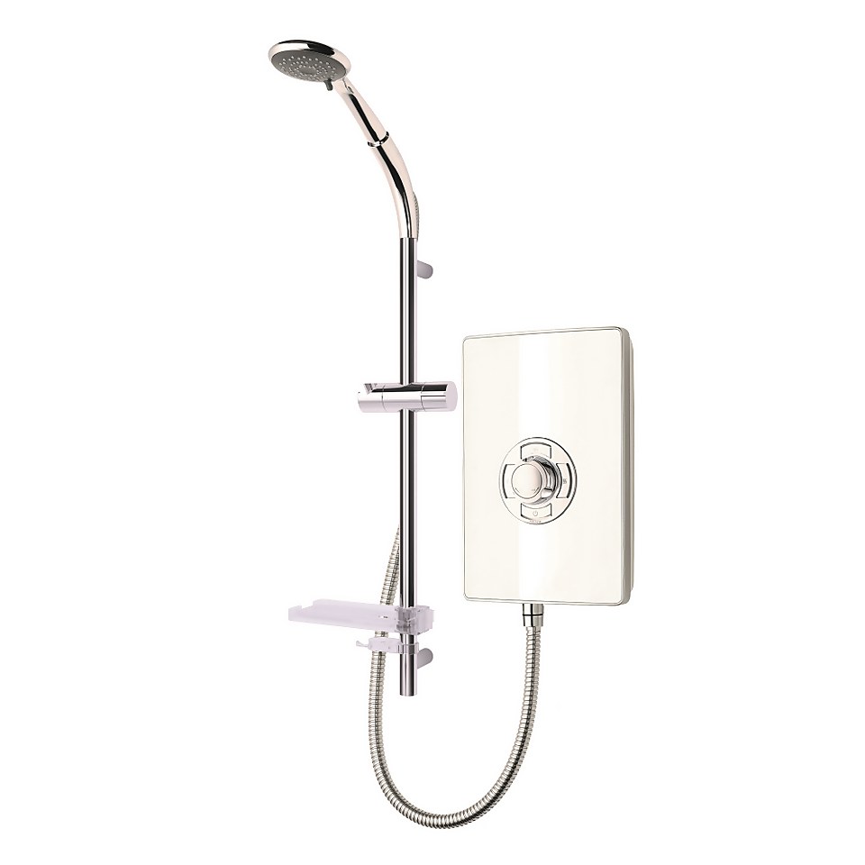 Triton Enhance 9.5kW Electric Shower Gloss White Homebase