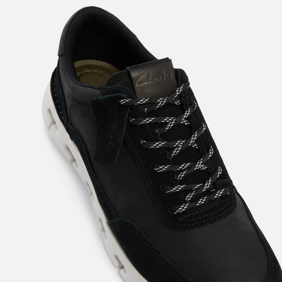 Clarks Nature X One Nubuck Leather Trainers