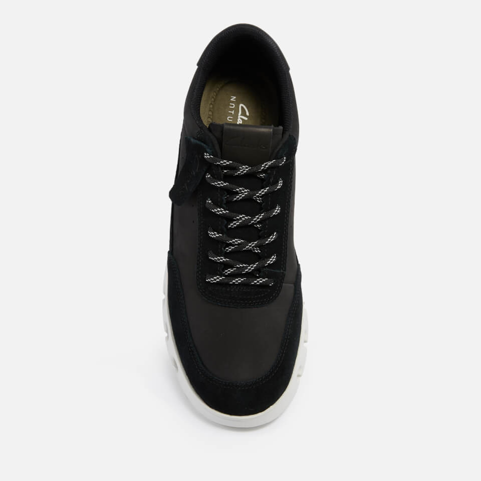 Clarks Nature X One Nubuck Leather Trainers