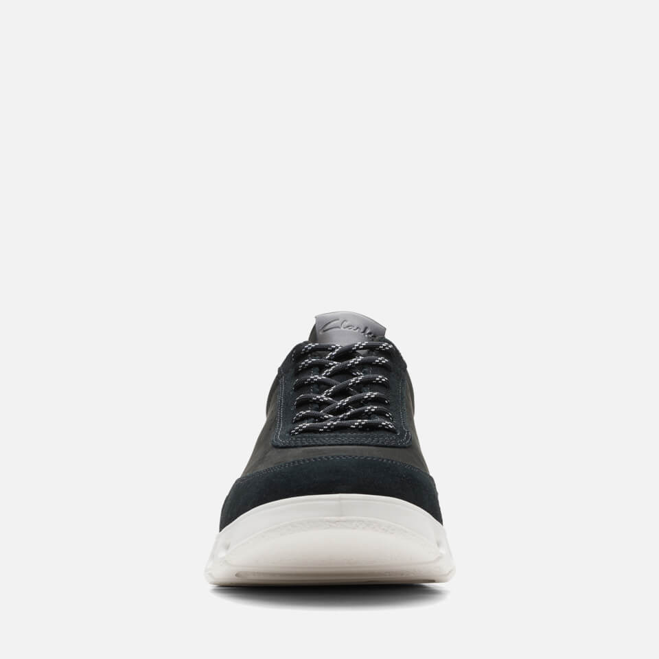 Clarks Nature X One Nubuck Leather Trainers