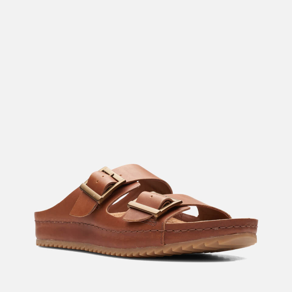 Clarks Brookleigh Sun Leather and Suede Sandals